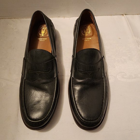 NWOT! Unworn Cole Haan Grand OS Pinch Dark Blue-Black Loafer Men' Size 11 M - Picture 4 of 10